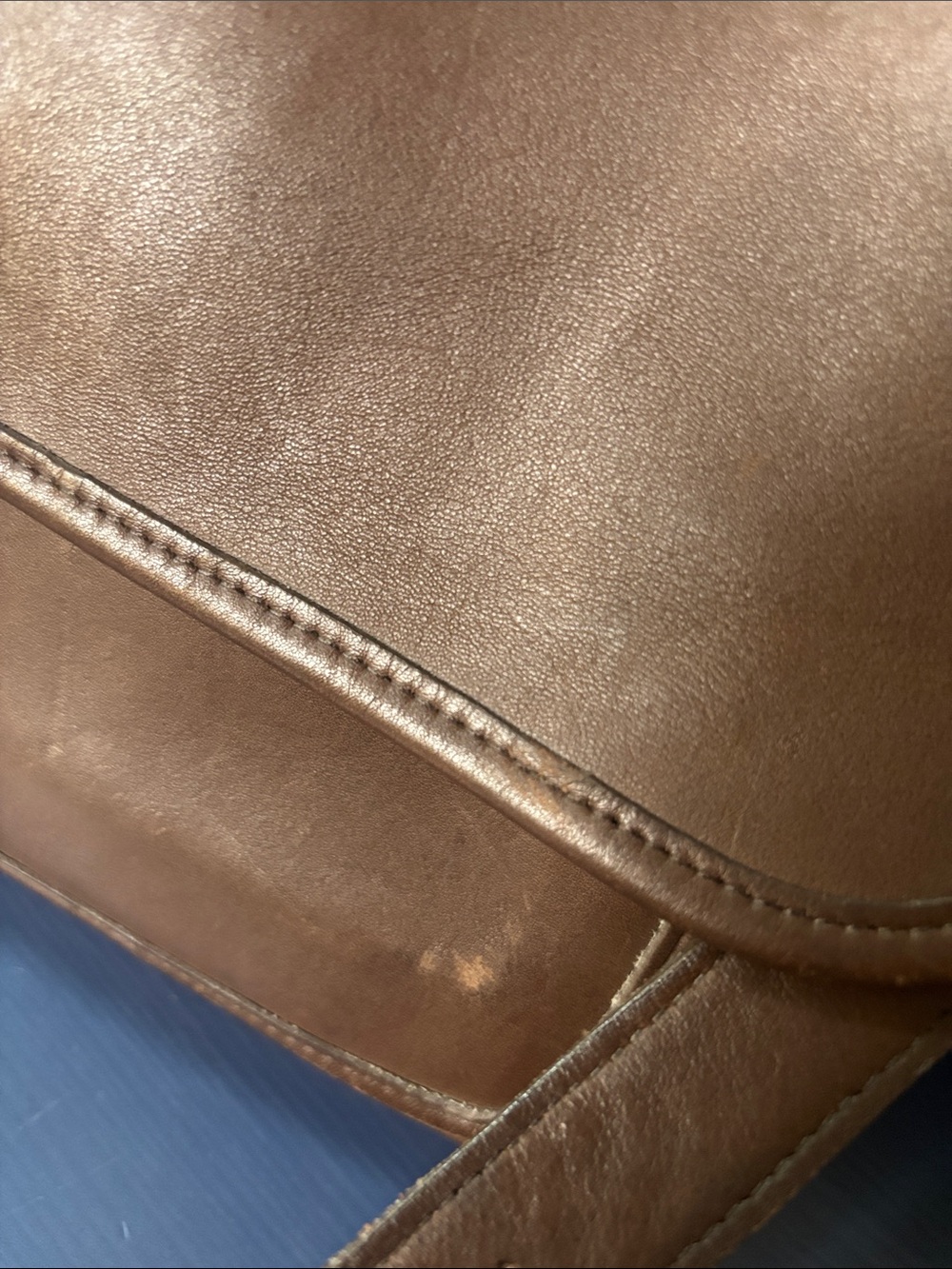 1999 COACH Brown Leather Colebrook Messenger Bag 5181 - Picture 4 of 8